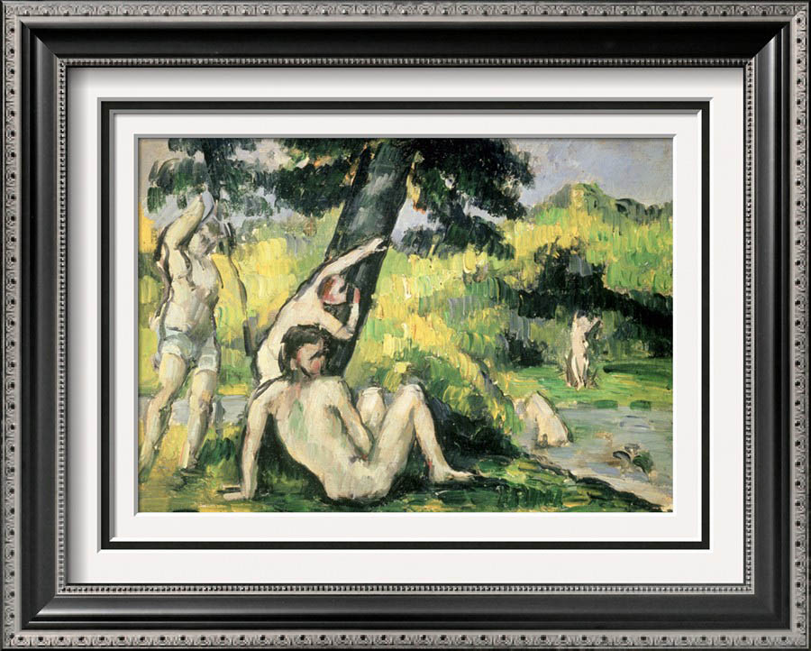 The Bathing Place By Paul Cezanne